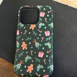 Festive Holiday Phone Case - Black